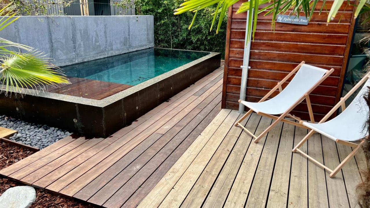 La Villa Canopee - Piscine Chauffee-Fibre-Clim-Jacuzzi 居让梅斯特拉 外观 照片