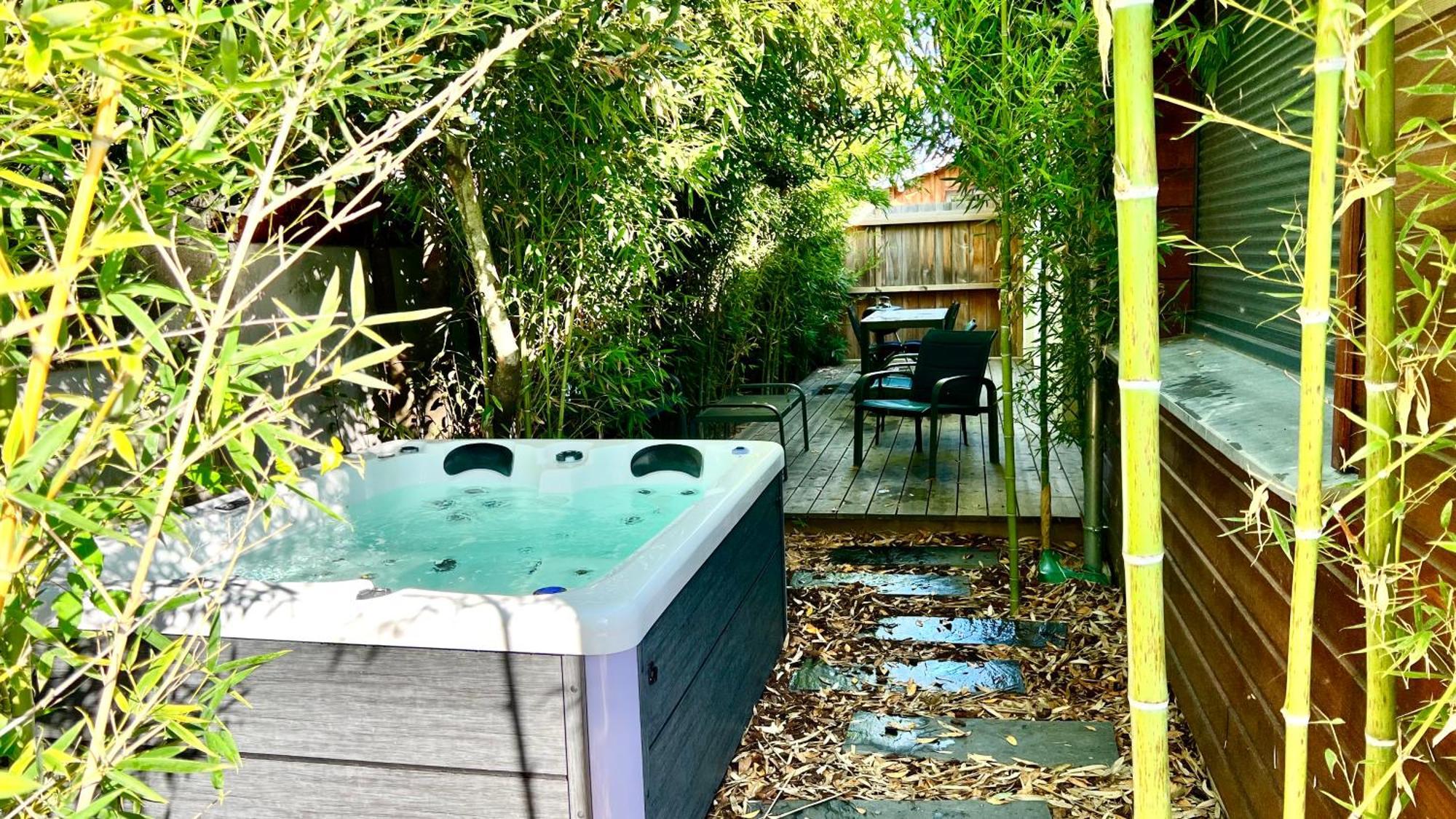 La Villa Canopee - Piscine Chauffee-Fibre-Clim-Jacuzzi 居让梅斯特拉 外观 照片