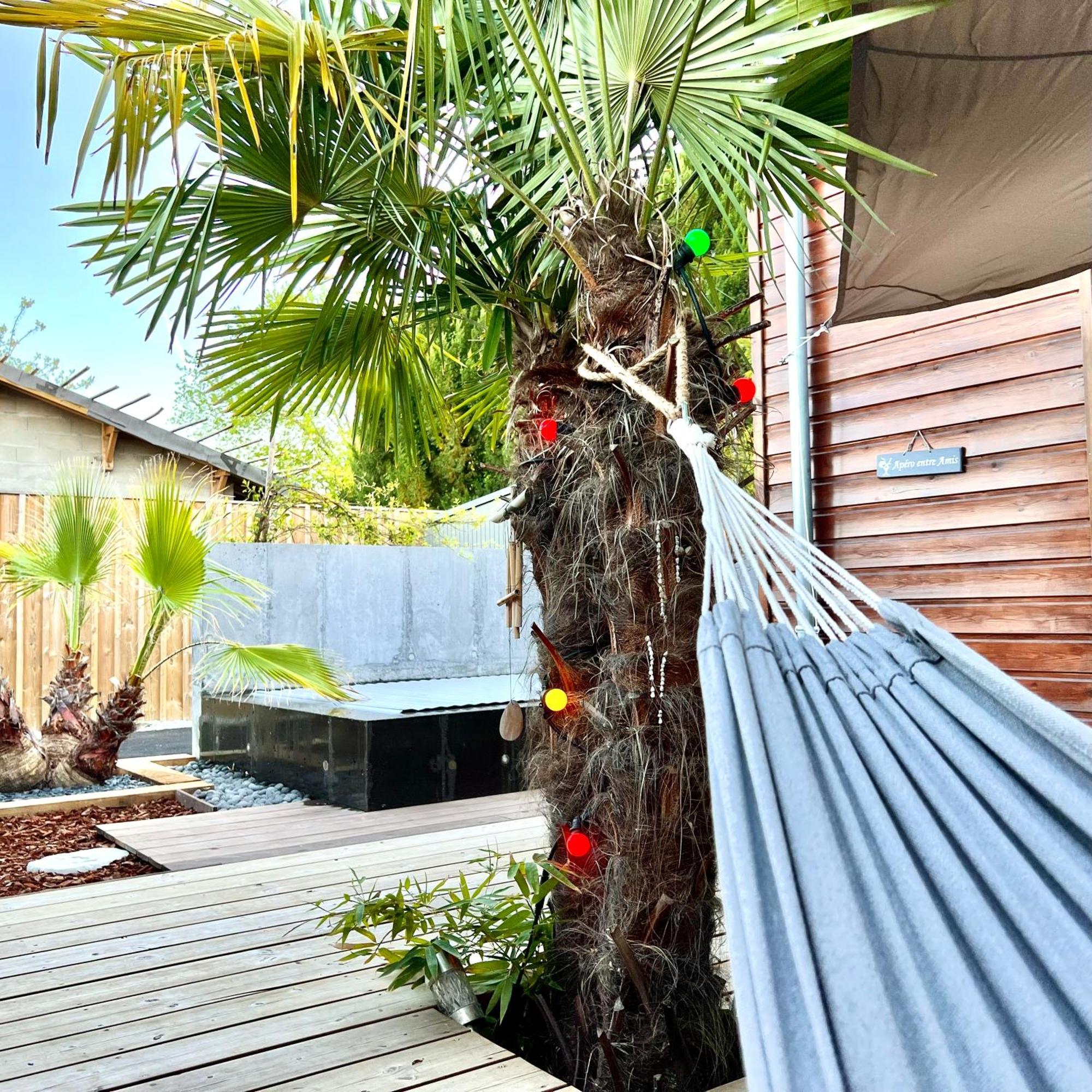 La Villa Canopee - Piscine Chauffee-Fibre-Clim-Jacuzzi 居让梅斯特拉 外观 照片