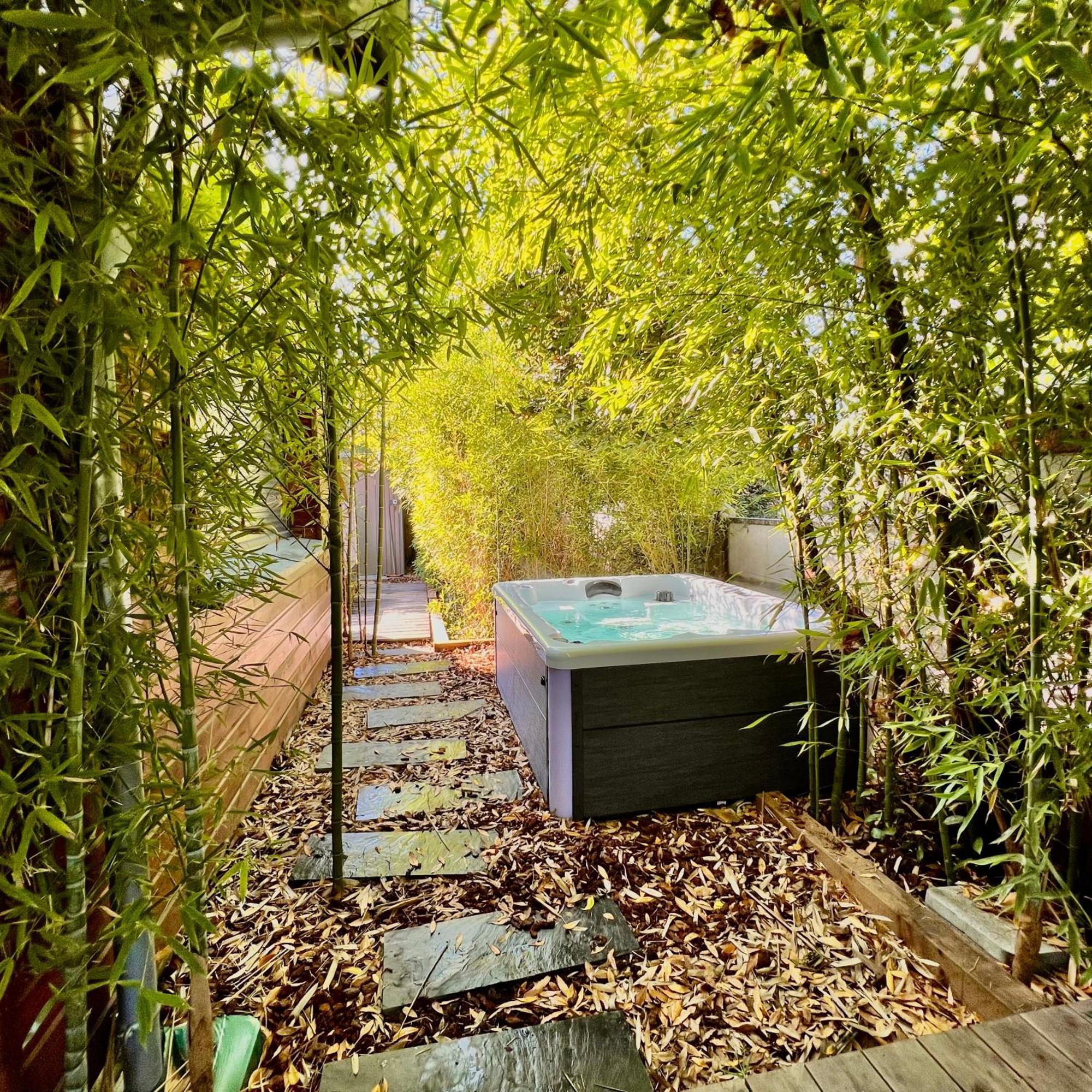La Villa Canopee - Piscine Chauffee-Fibre-Clim-Jacuzzi 居让梅斯特拉 外观 照片
